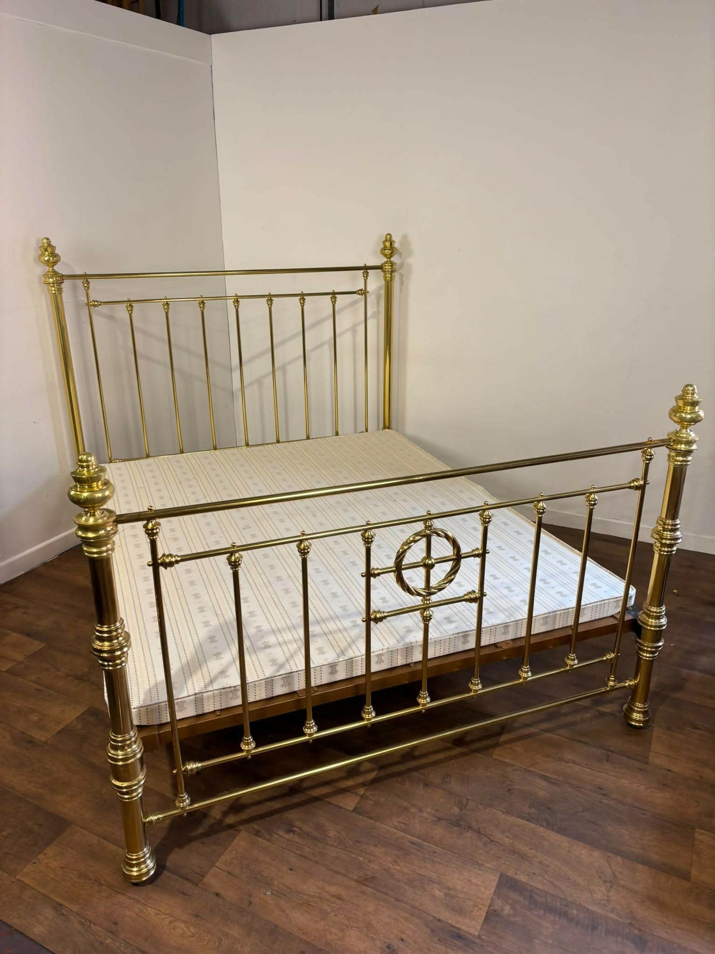 Victorian Style Brass Super King Size Bed Frame