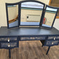 MEREDEW Triple Mirrored Dressing Table/Desk