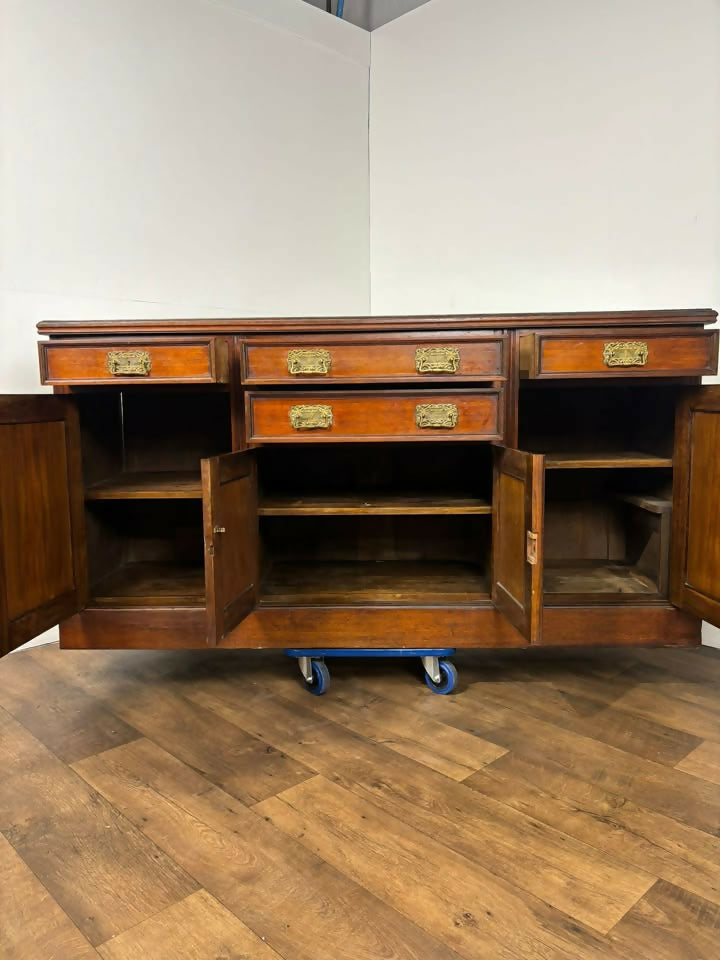Edwardian Red Walnut Sideboard