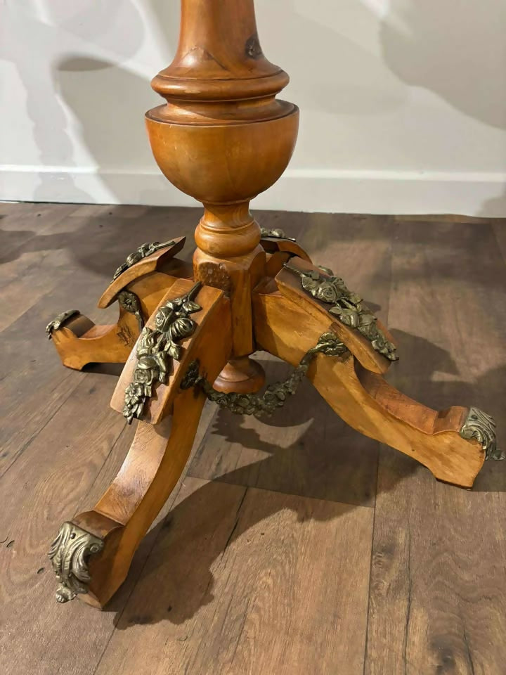 Reproduction Baroque Style Centre Table With Marble top