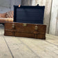 Belting Leather Coffee Table, Leather Chest