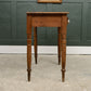 Antique Pine Rustic Console Table Hall Table with Ceramic Handles
