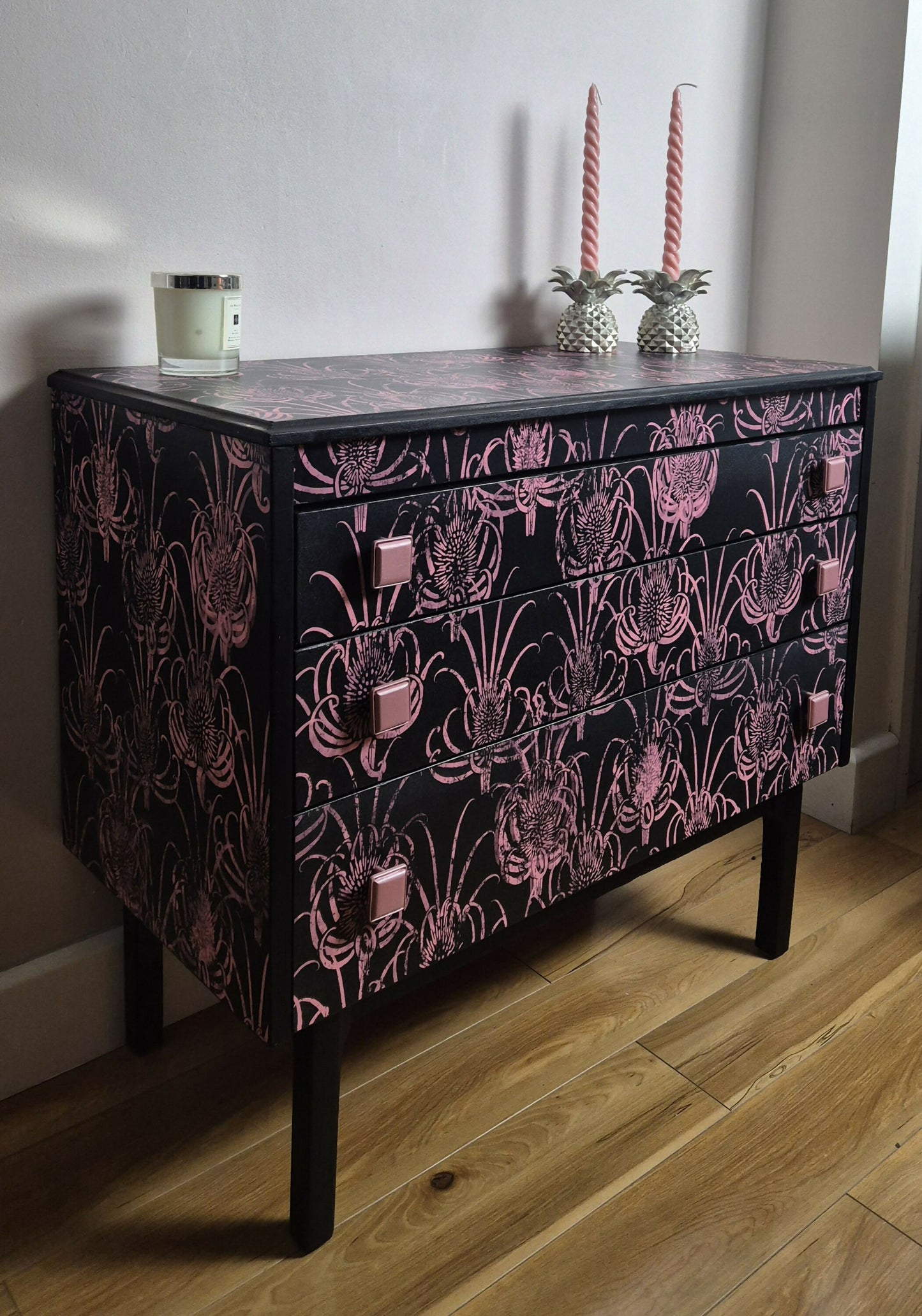 Decoupaged Chest of Drawers