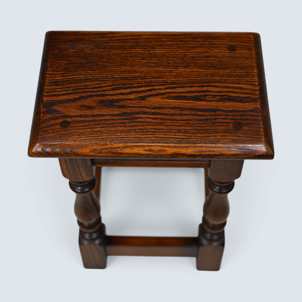 Old Charm Nest of 3 Tables Solid Oak Tudor Side Tables Model 1494 FREE Delivery*