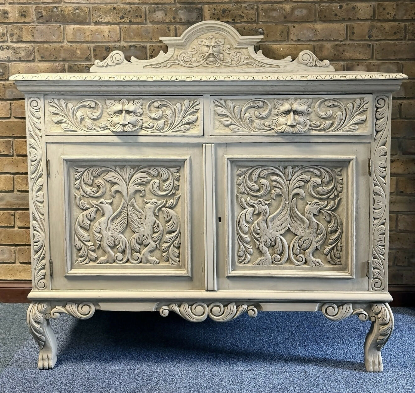 Victorian Antique Buffet Chiffonier/Sideboard, early 19th century