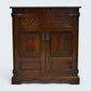 Old Charm Oak TV Video Cabinet Cupboard Light Oak Model 2053 FREE UK Delivery