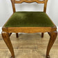 Dining Chairs Vintage French Louis Style Oak Set of 4 Upholstered Seats LOT 6347