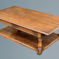 Large Oak Coffee Table With Two Drawers
