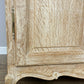 Wardrobe Vintage French Louis Shabby Chic Oak Four Door Carved Armoire LOT 6456