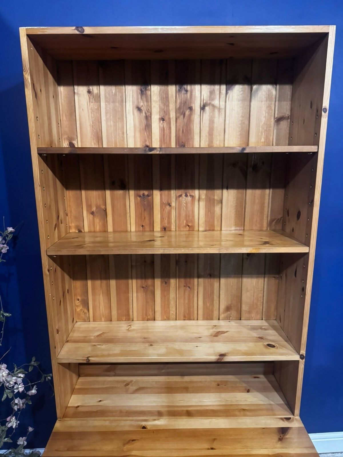 Vintage Pine Dresser Welsh Doors Sideboard Cupboard Cabinet Bookshelf Kitchen