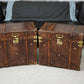 Luxury Leather Hand Dyed Travel Storage Trunks