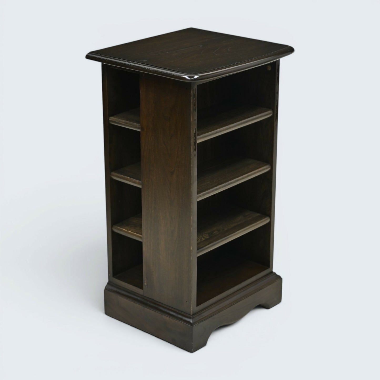 Ercol CD DVD Storage Cabinet Shelving Adjustable Shelves Dark FREE UK Delivery