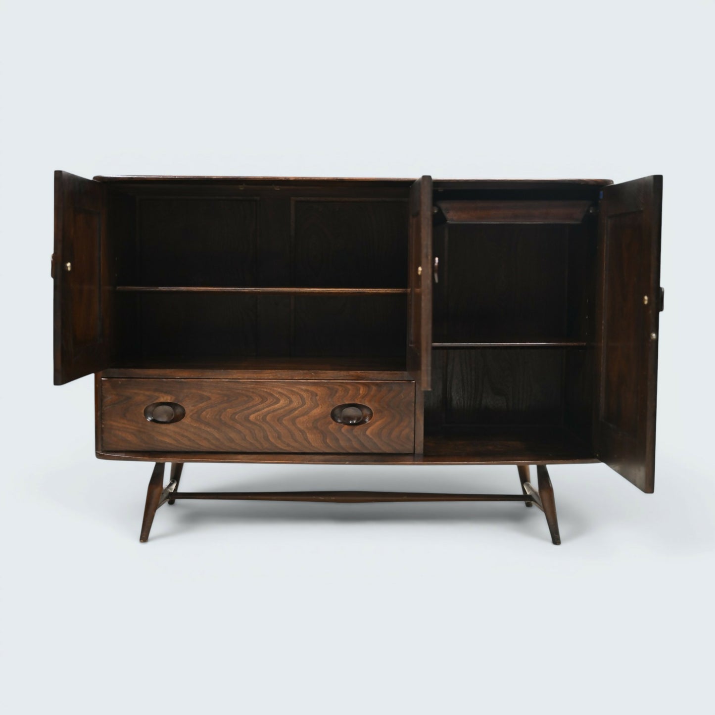 Ercol Windsor Sideboard Cupboard Storage Model 467 Dark Finish FREE UK Delivery*