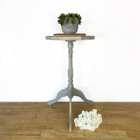 Delightful stone coloured wine table, side table/occasional table