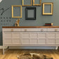 Large Vintage teak sideboard in neutral.