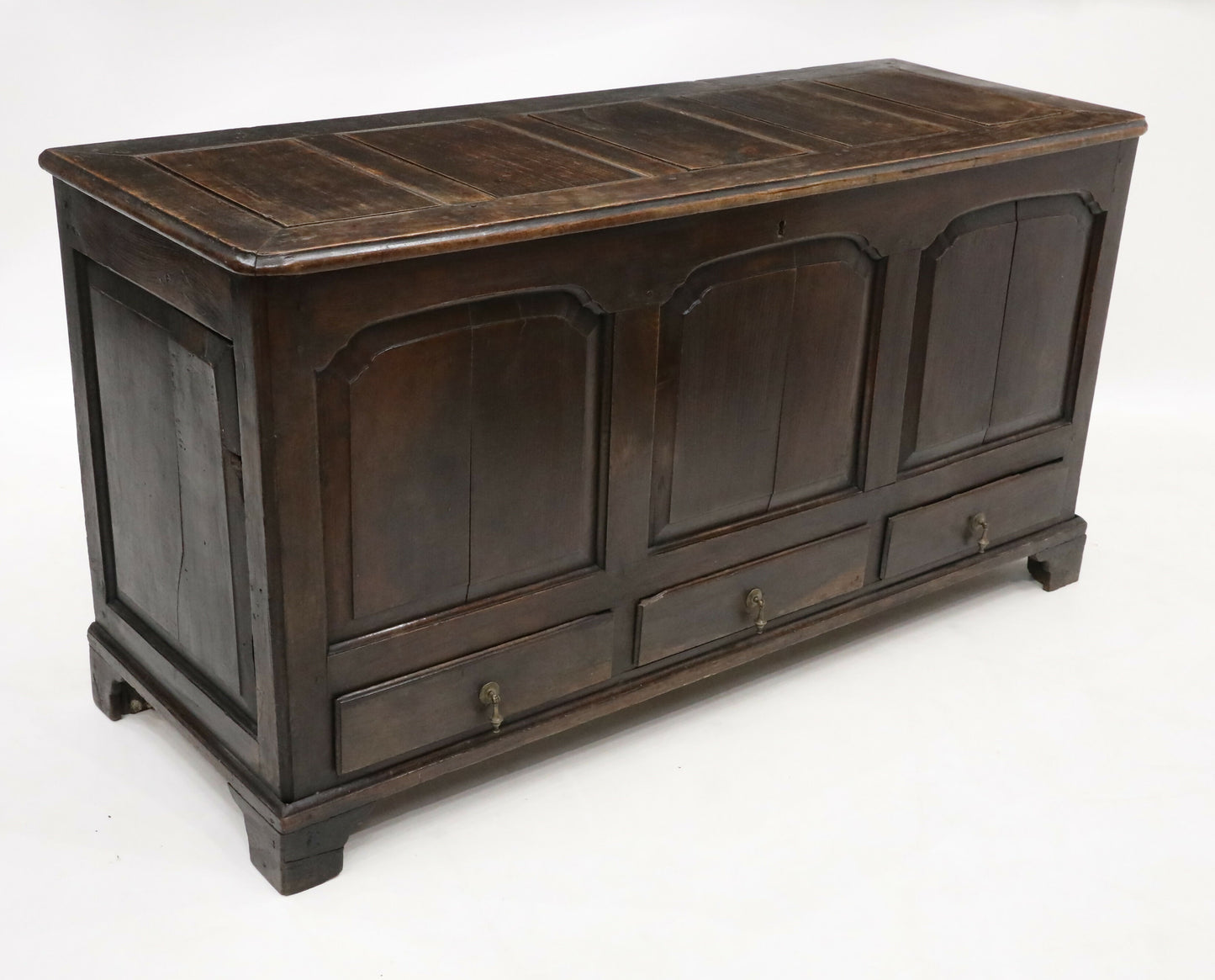 17th Century Jacobean Oak Mule Chest Blanket Box 3 Drawers FREE UK Delivery. SBR8071/0206C