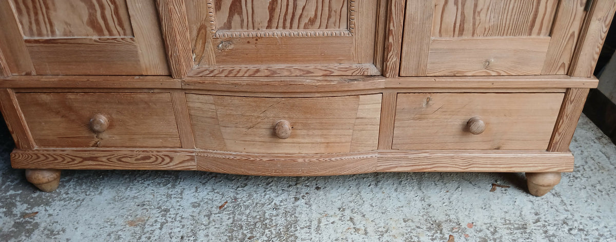 Antique Continental Pine Wardrobe