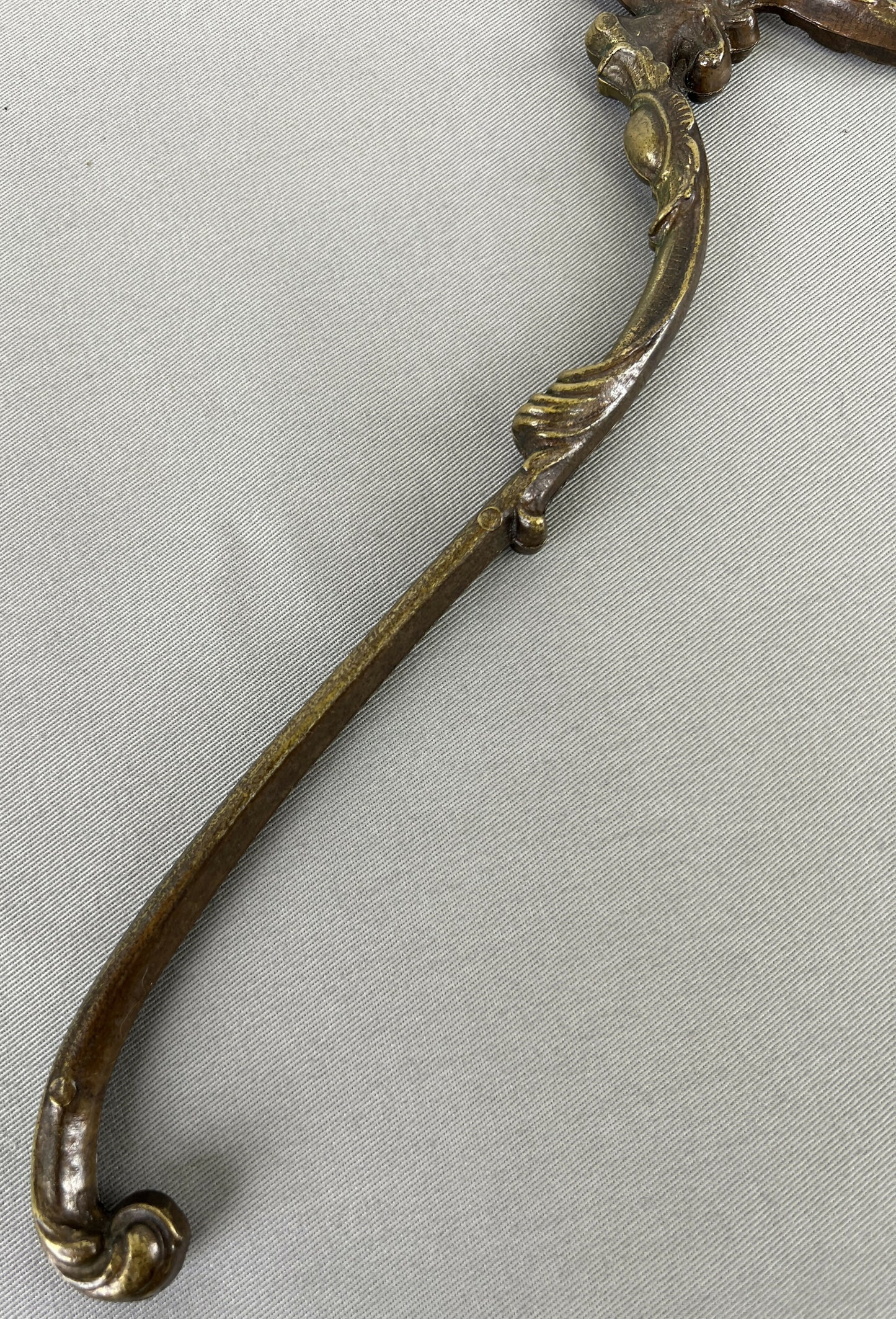 Clothes Hangers Vintage Style Brass Set of Two Ornate Hangers LOT 6432