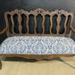 Lovely Walnut 3 Seater Couch
