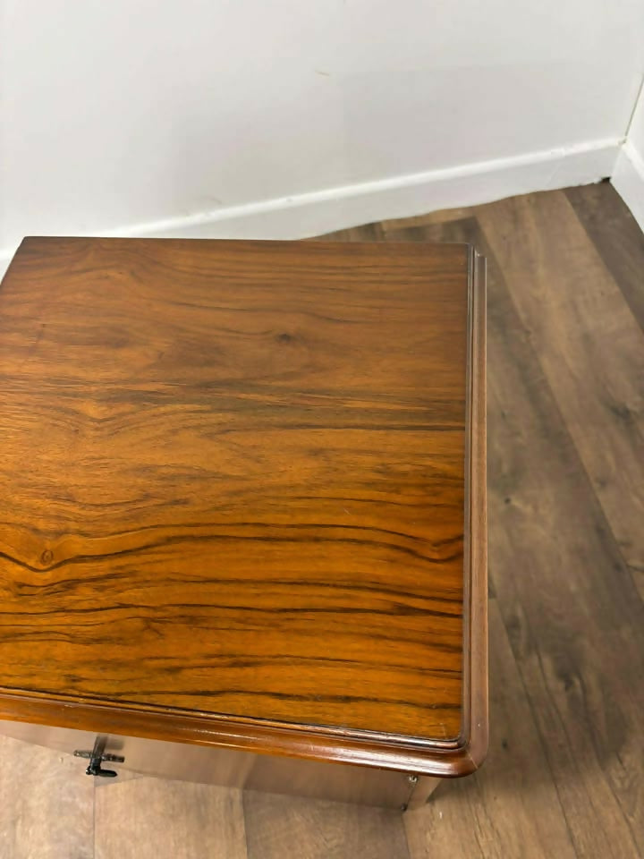 Vintage 1960s Austin Suite Walnut Bedside Cabinet