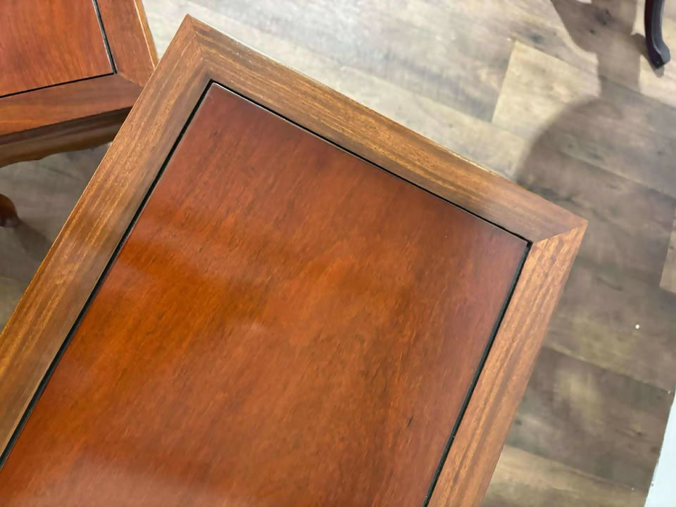 Oriental Style Nest of Three Tables