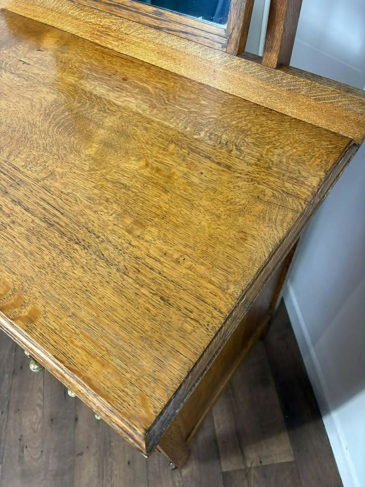 Early 20th Century Oak Dressing Table