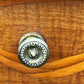 Sheraton Revival Inlaid Mahogany Canterbury Stand / Magazine Rack