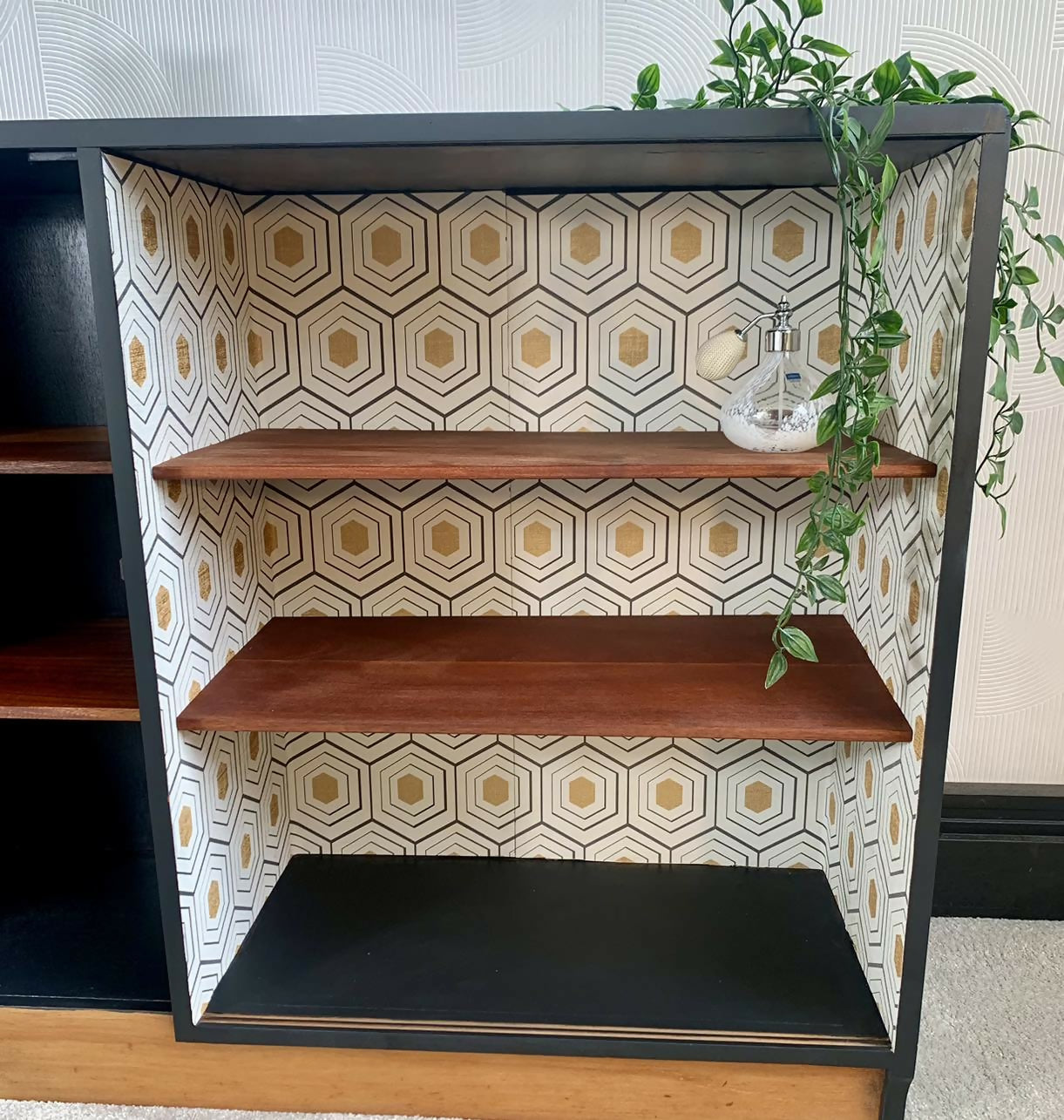 SOLD Vintage Retro 1955 Castle Furniture bookcase/sideboard