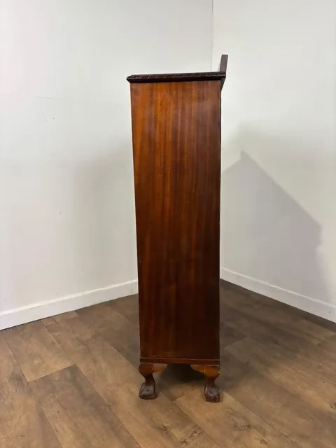 Vintage Mahogany Bureau Bookcase / Combination Cabinet