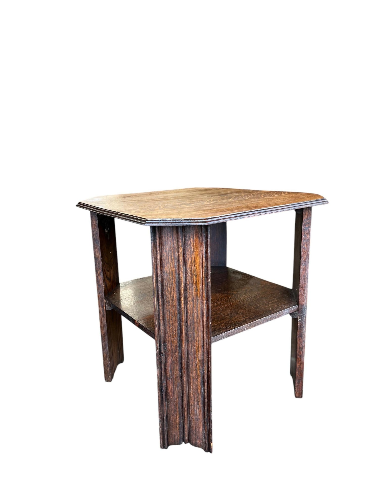 Art Deco vintage Oak side table.