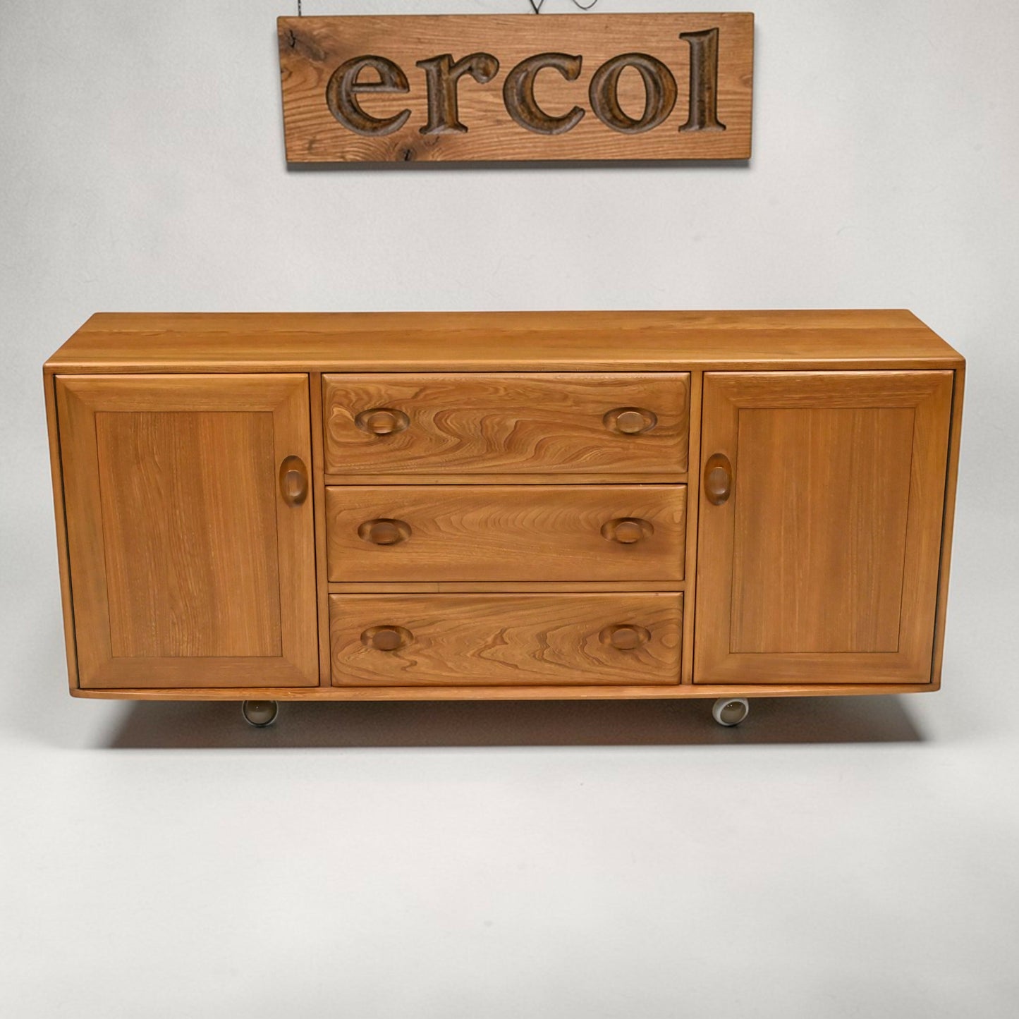 Ercol Windsor Sideboard Model Number 455 Natural Light Finish FREE UK Delivery*