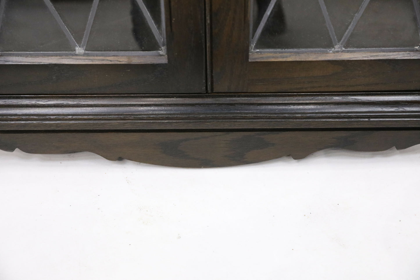 Old Charm Oak Hanging Corner Display Cabinet in Jacobean Brown FREE UK Delivery. SBR9643/0910D