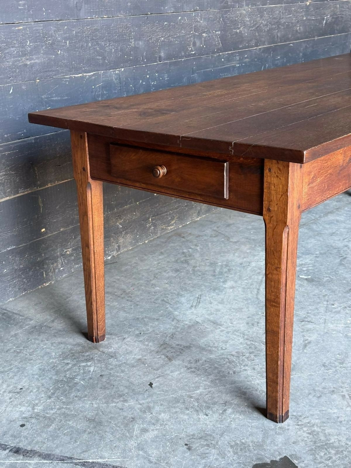 French Oak Normandy Farmhouse Kitchen Dining Table