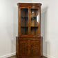 Reproduction Burr Walnut Corner Cabinet