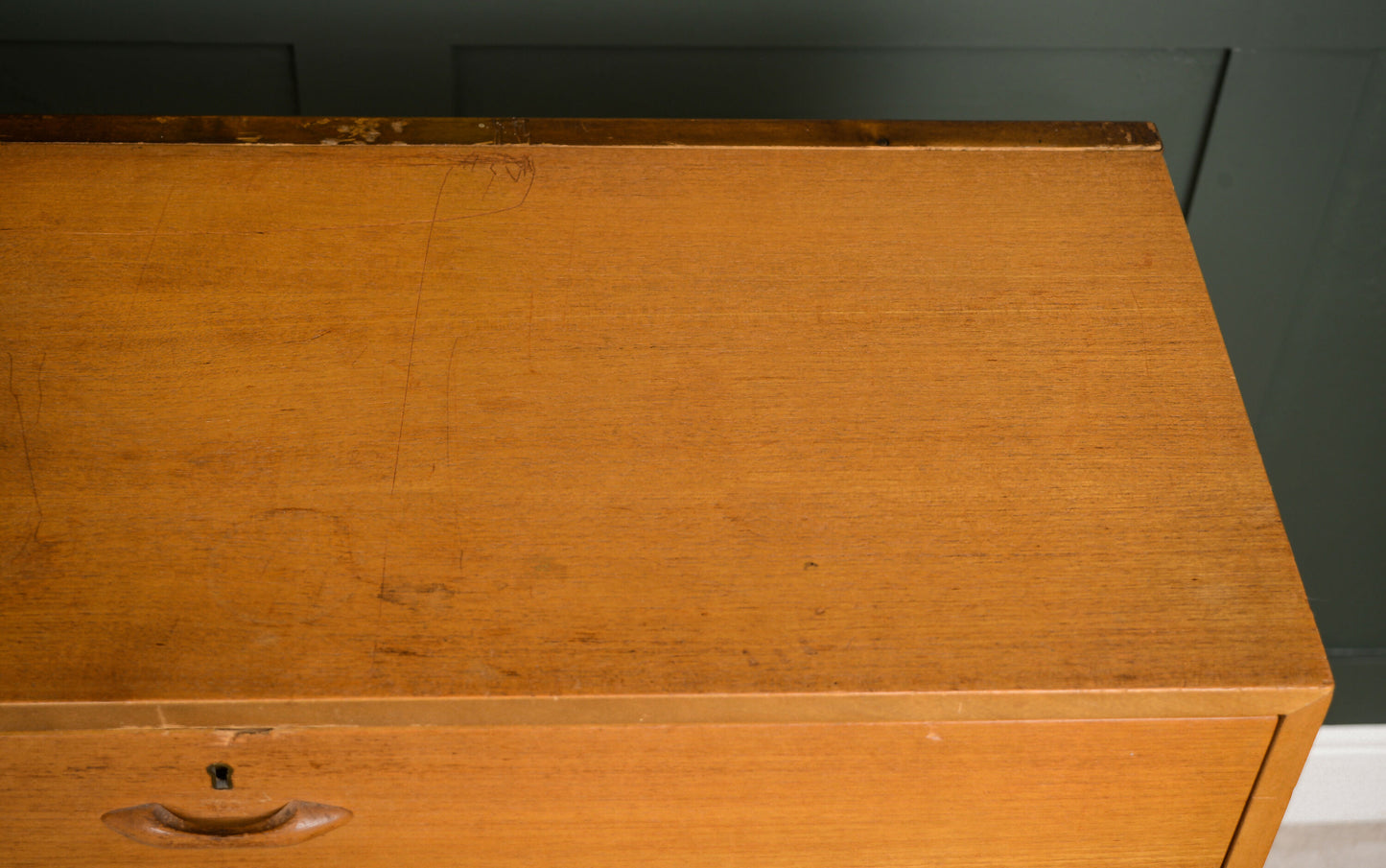 Ladderax Teak Vinyl Cabinet - Modular Cabinet