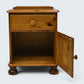 Ducal Bedside Cabinet Knotted Pine Drawer and Cupboard Bun Feet FREE UK Delivery