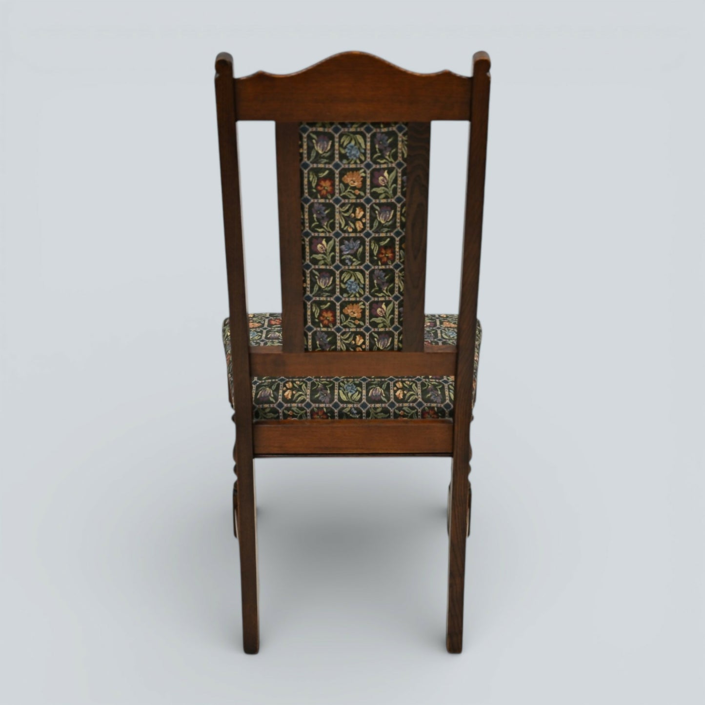 6 Old Charm Dining Chairs Oak Frame Tudor Brown Widford Green FREE UK Delivery