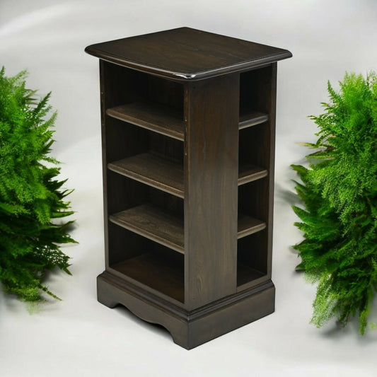 Ercol CD DVD Storage Cabinet Shelving Adjustable Shelves Dark FREE UK Delivery