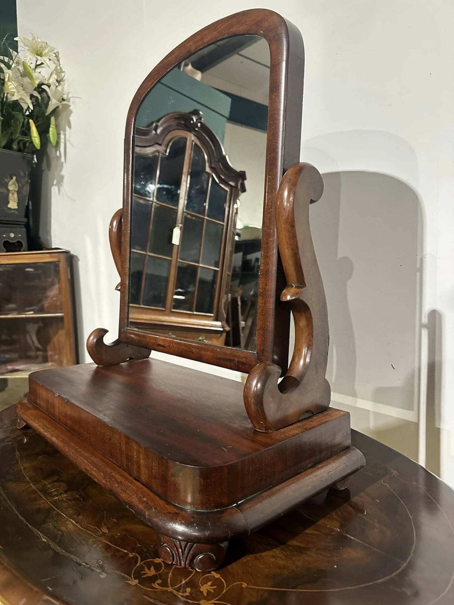 Victorian Mahogany Dressing Table Mirror7