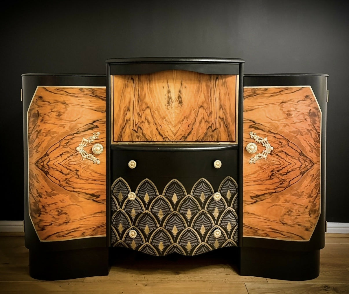 Louis Art Deco Drinks Cabinet Cocktail bar