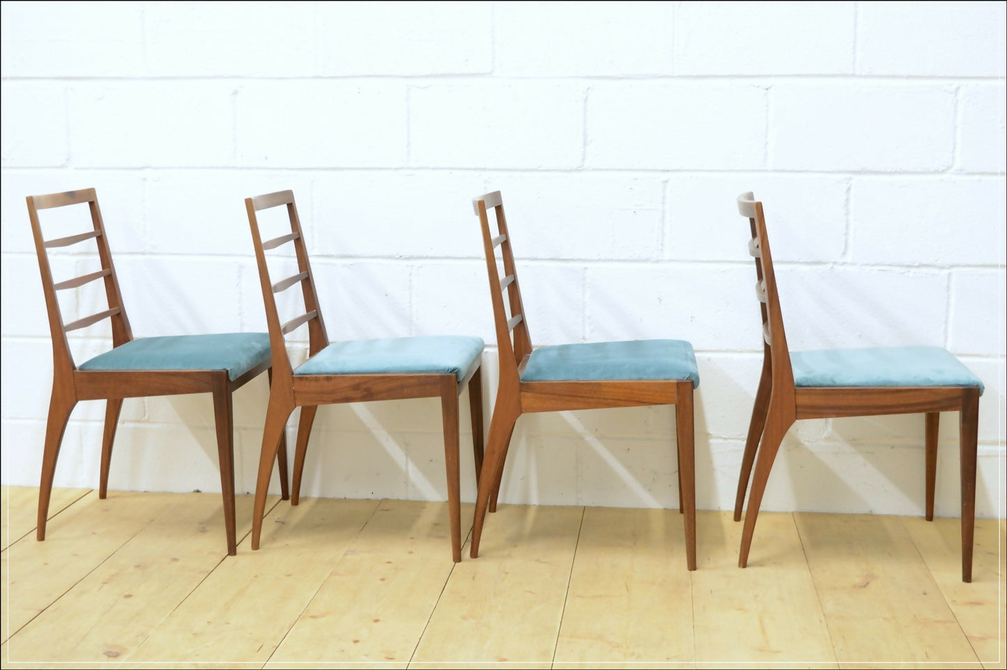 vintage dining chairs teak McIntosh set of 4 danish design mid century DELIVERY