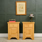 Pair Pine Bedside Tables - Modern