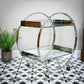 Art Deco Style Cocktail Drinks Savoy Trolley on Castors with Tempered Glass