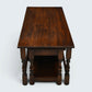Old Charm Long Nest of Tables Solid Oak Coffee Table Tudor Brown FREE Delivery*
