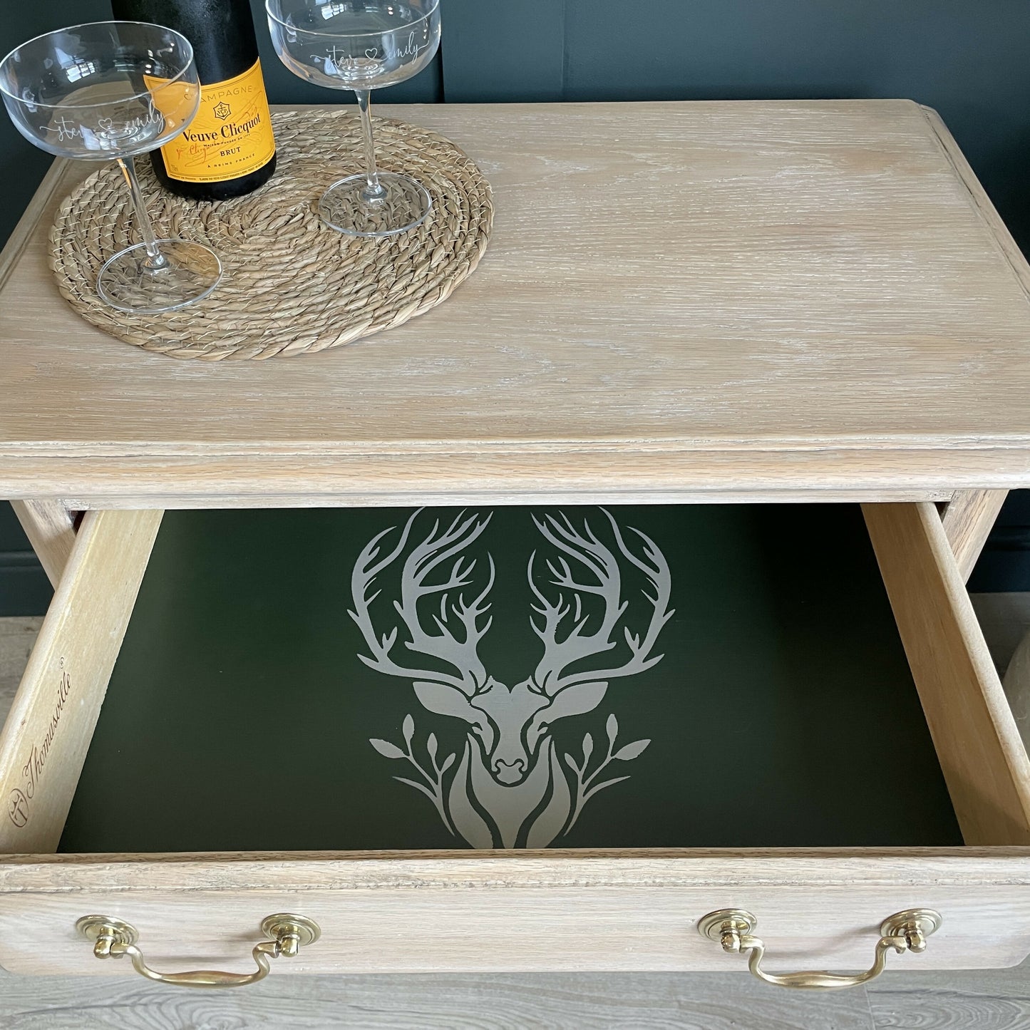 Vintage Oak Cabinet | Restored Thomasville Sideboard | Rustic Oak storage Cabinet | Stag Cabinet | Solid Oak Storage
