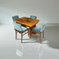 Beautility Mid Century Walnut Dining Table With 4 Chairs