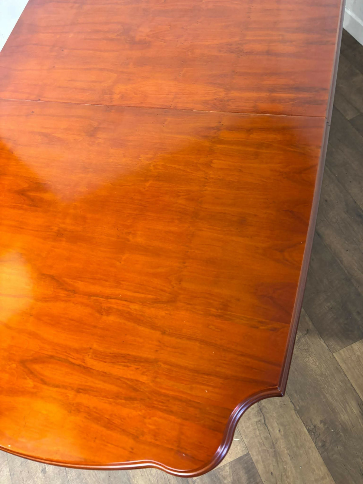Reproduction Yew Regency Style Extending Dining Table
