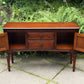 A WOOD BROTHERS OLD CHARM TUDOR BROWN CARVED OAK SIDEBOARD / DRESSER BASE / HALL TABLE
