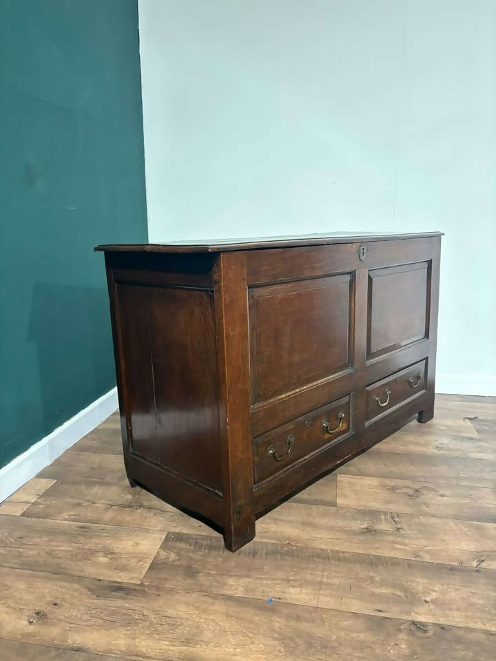 George III Oak Mule Chest3