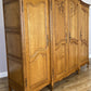 Wardrobe Vintage French Louis XVI Style Oak Four Door Carved Armoire LOT 6497